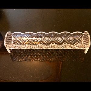 Crystal Glass Cracker Dish